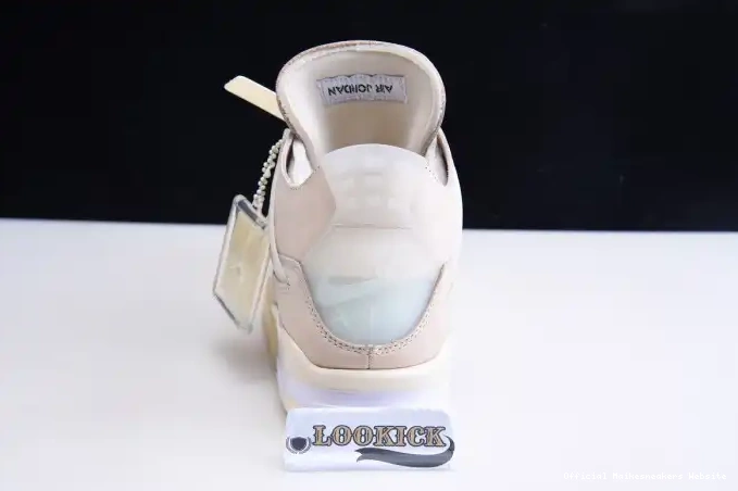 Official Maikesneakers x Jordan Air CV9388-100 4 Sail Off-White 0419